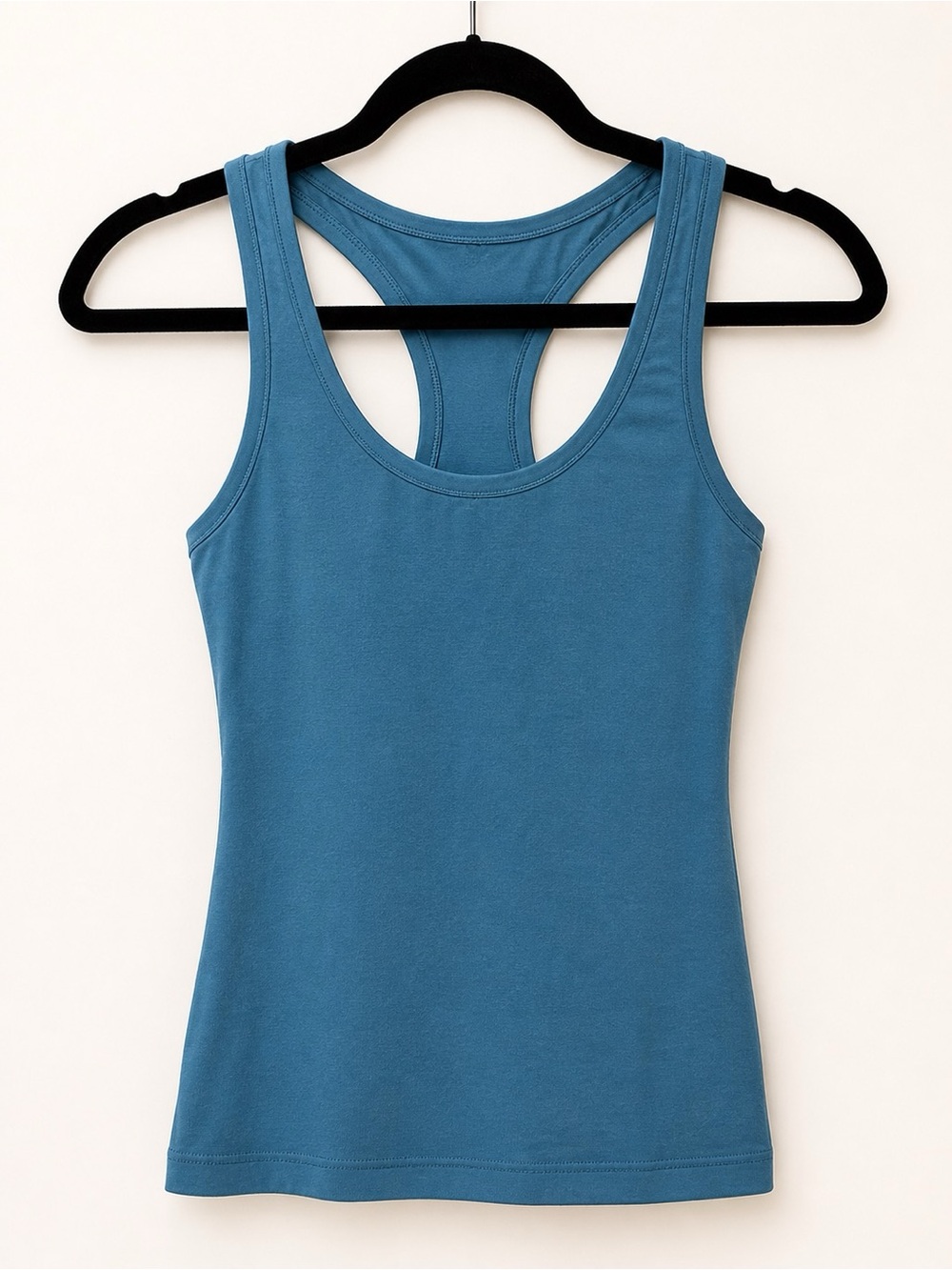 CRZ Yoga Blue Racerback Tank Top Stretch Athletic Top XS